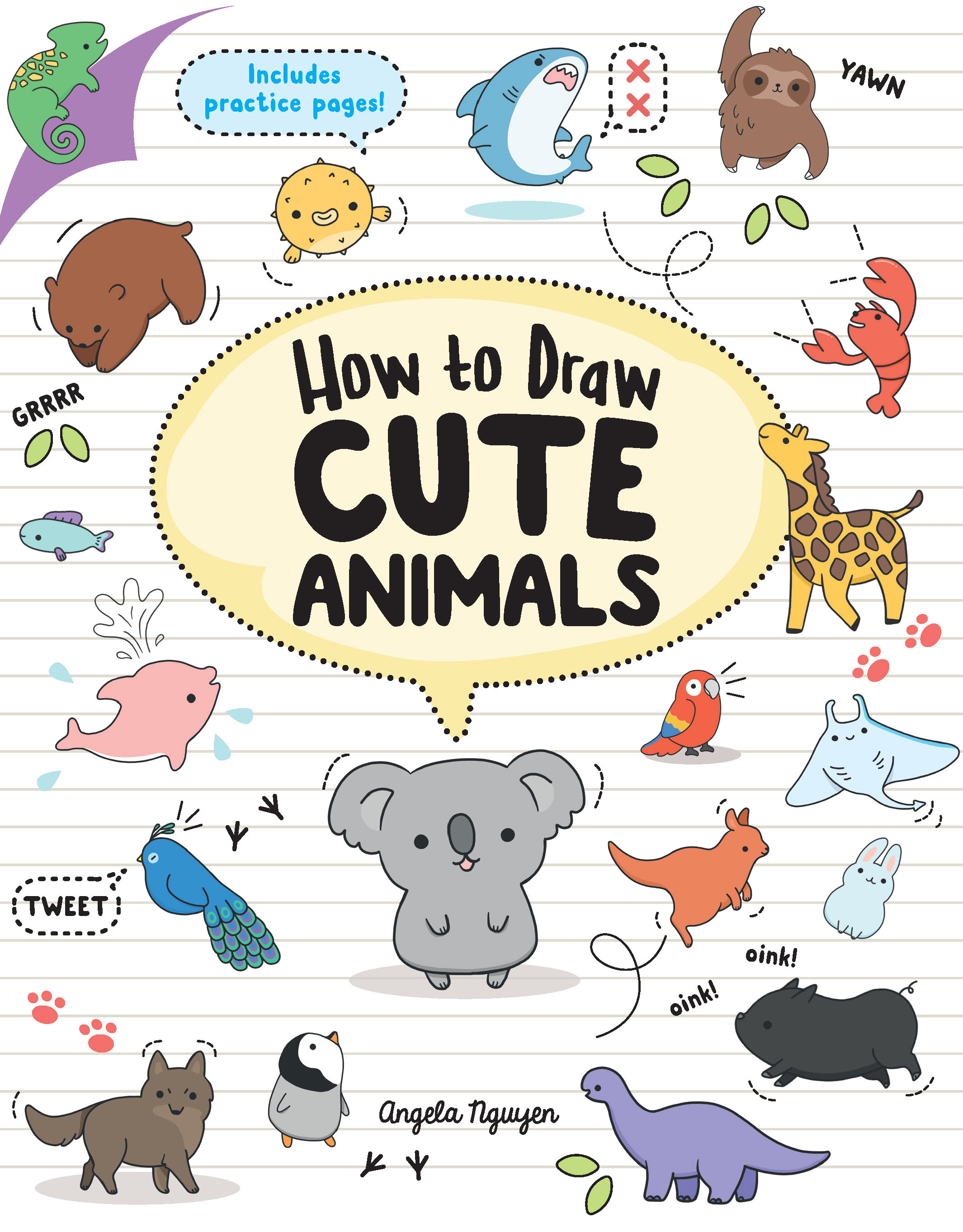 How to Draw Cute Animals Angela Nguyen 9781760523787 Murdoch books