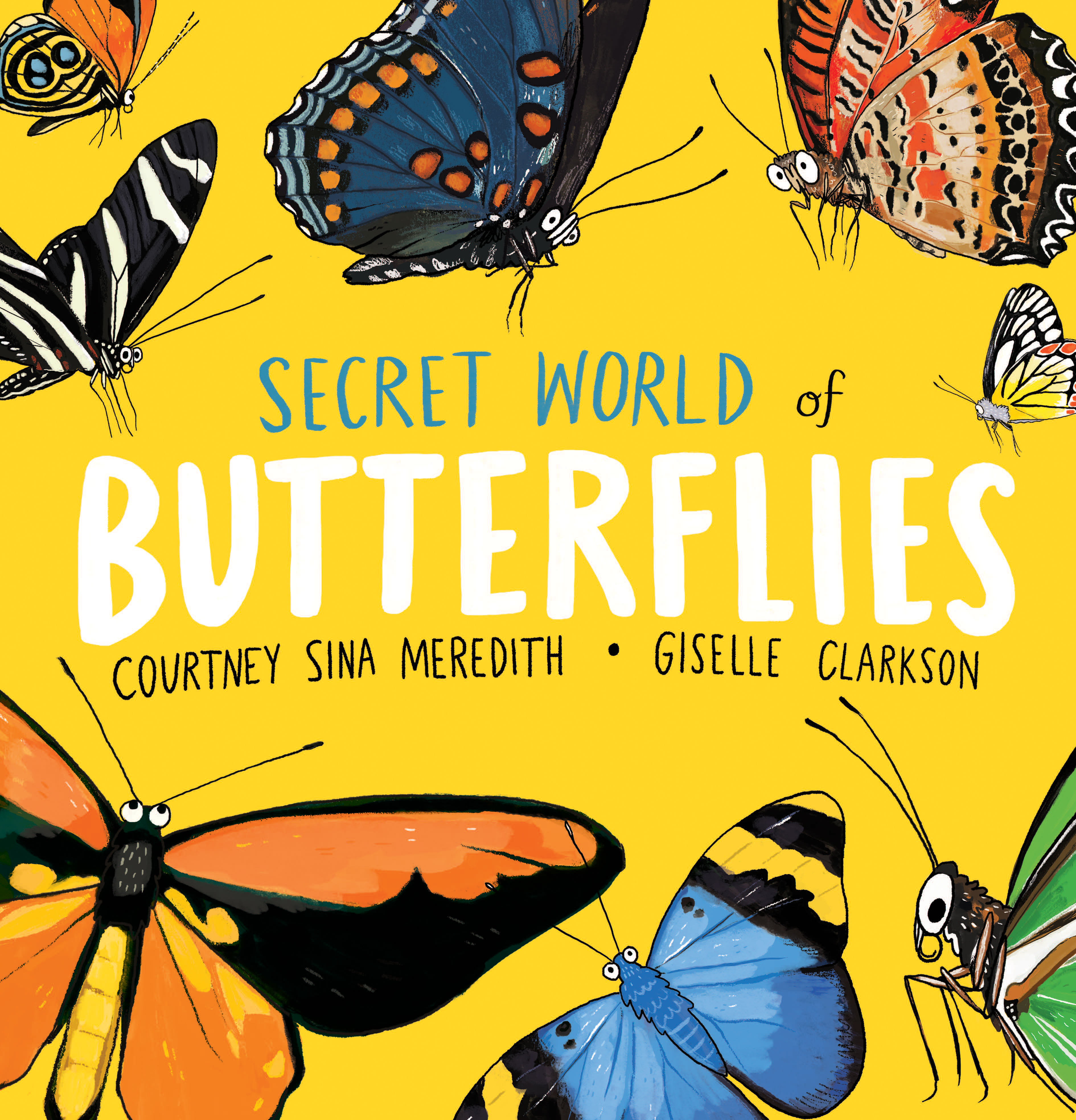 Secret World of Butterflies Courtney Sina Meredith, illustrated by